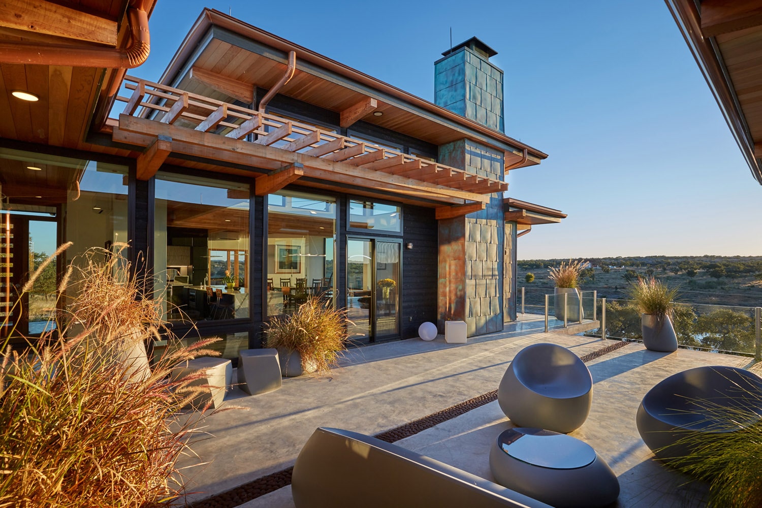 Jeff Derebery’s custom Lindal Hestia home in the Texas Hill Country, Johnson City