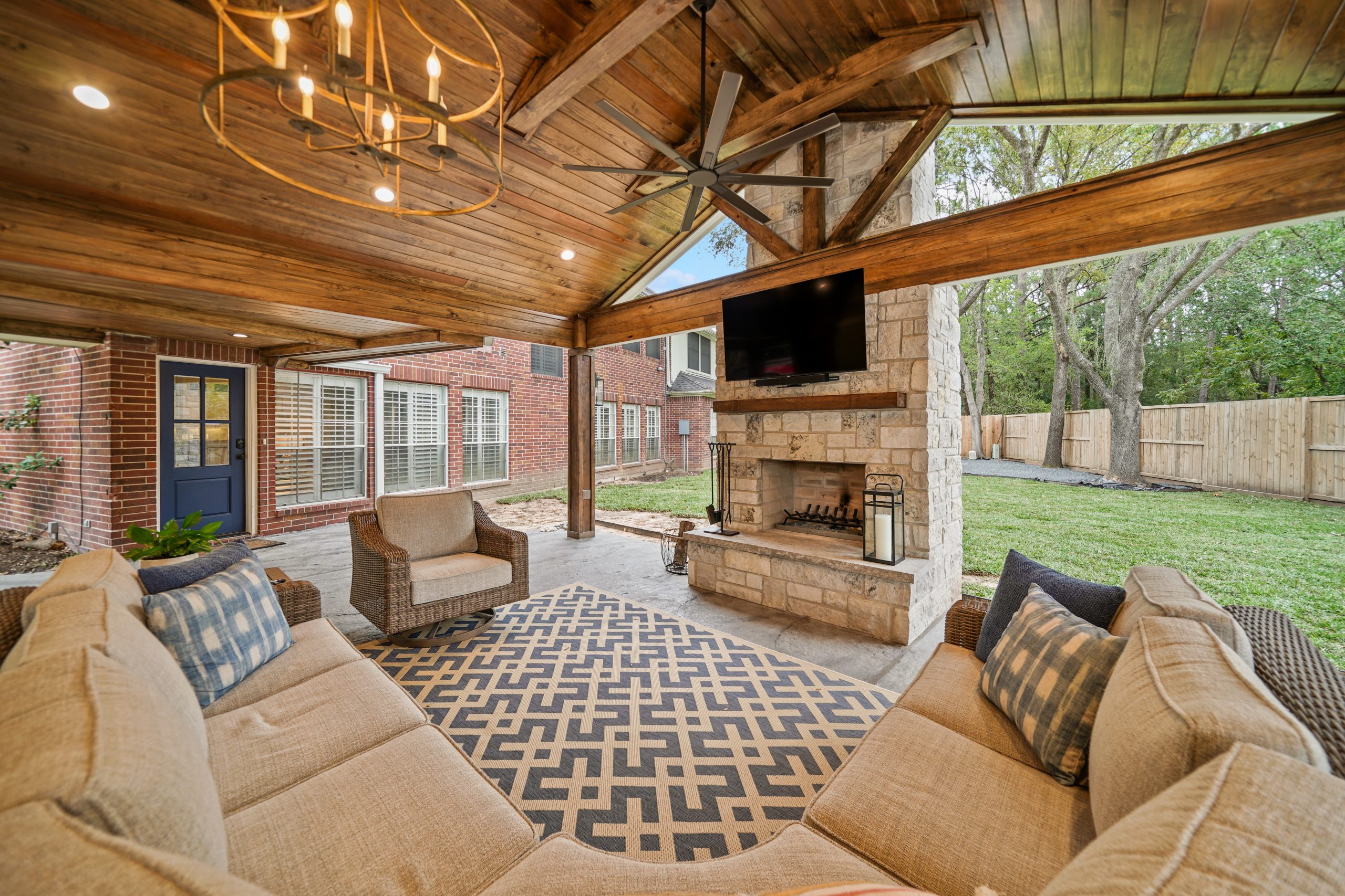 Designer Outdoor Living Areas by Backyard Retreats | Living
