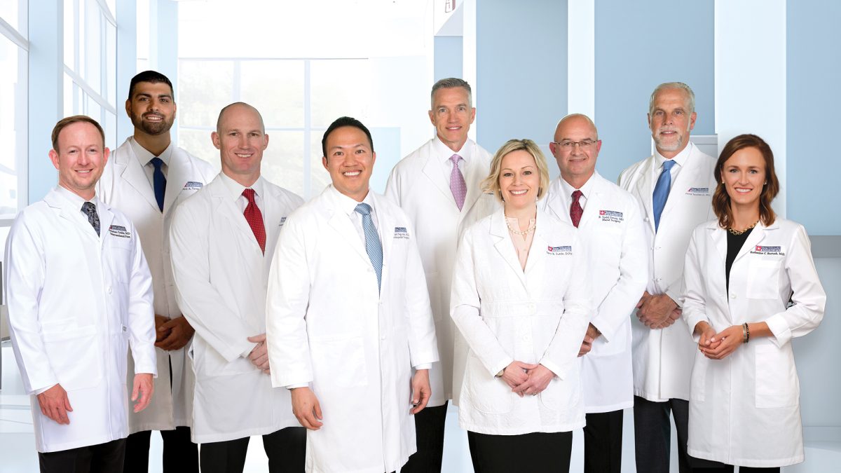 Texas Orthopedic Specialists, PLLC O. David Taunton Jr, MD; Howard W. Harris, MD; Michael L. Nguyen, MD; B. Todd Drury, MD; Nathan B. Haile, MD; Paul A. Tavakolian, MD; Katherine C. Bartush, MD; Christian H. Gulde, MD; and Sara E. Suttle, DPM