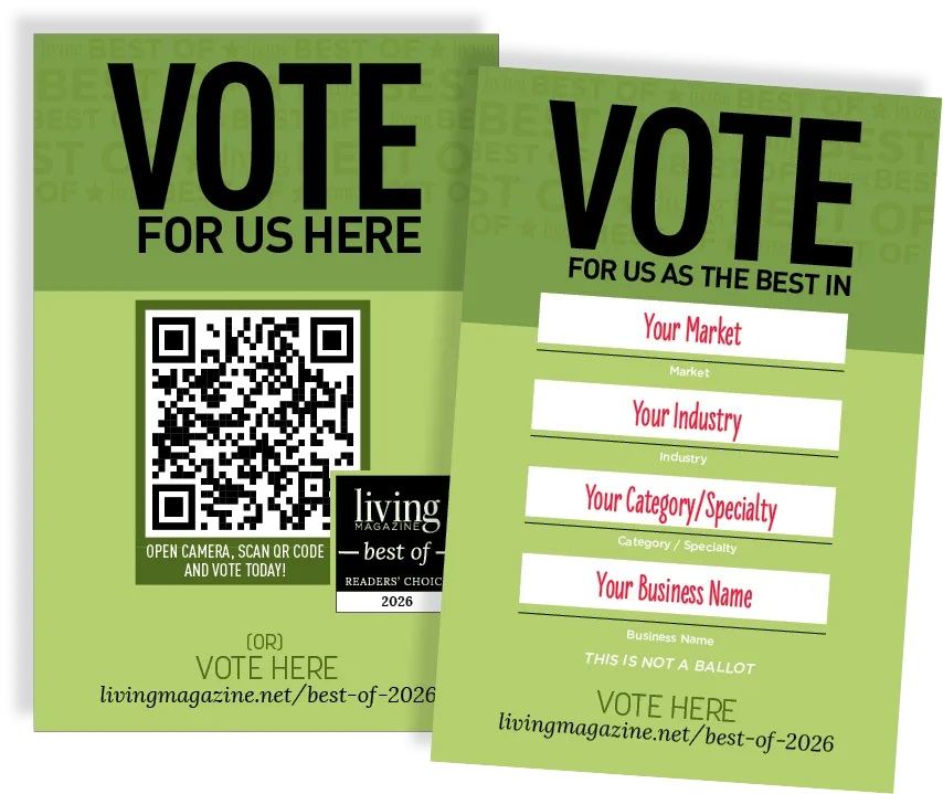 personalized Vote for Us Cards lrg 2026 VFU Card Sample