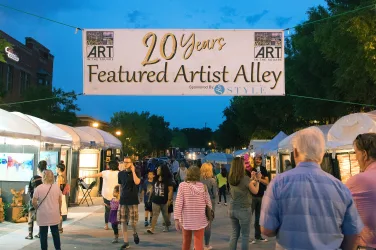 20th anniversar y of Art in the Square is a big success