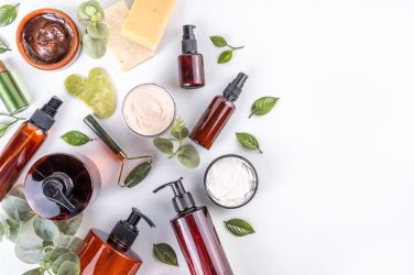 5 Surprising Trends Taking Over the Beauty World; Natural organic beauty care flat lay