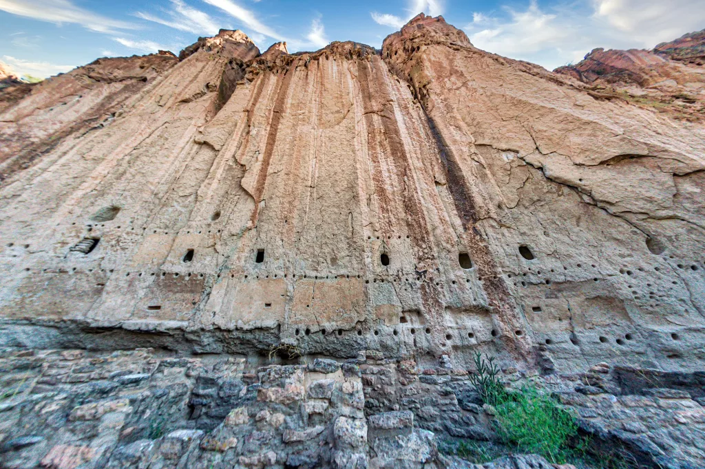 Bandelier National Monument Ancient Caves New Mexico USA