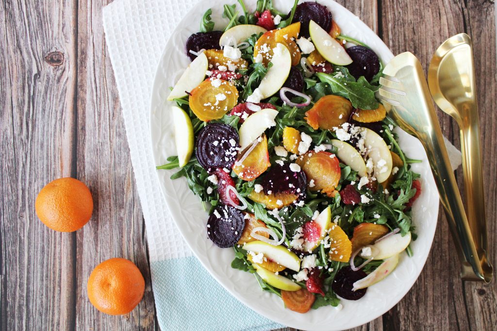 Orange & Beet Salad with Citrus Dressing