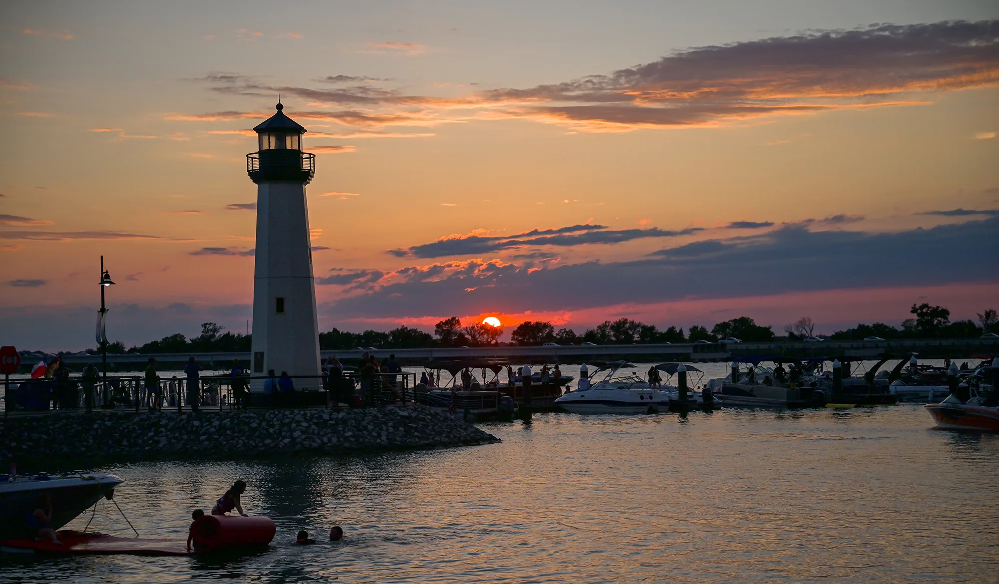 Boats sunset copy