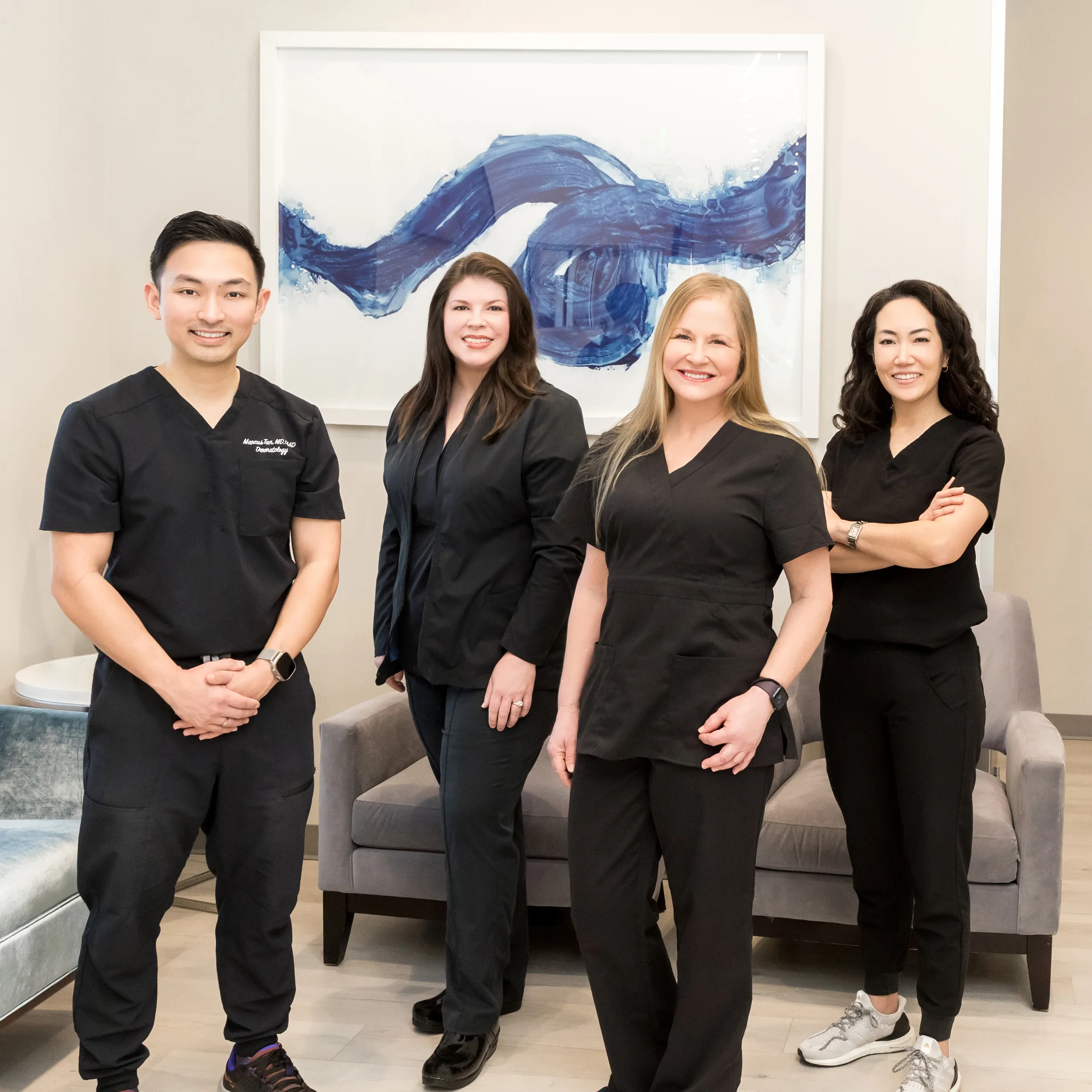 McGuiness Dermatology & Plastic Surgery Marcus Tan, MD, FAAD, Leisa Hodges, DO, Sheryl Gyr, MPAS, PA-C, and Monica Bang, NP-BC
