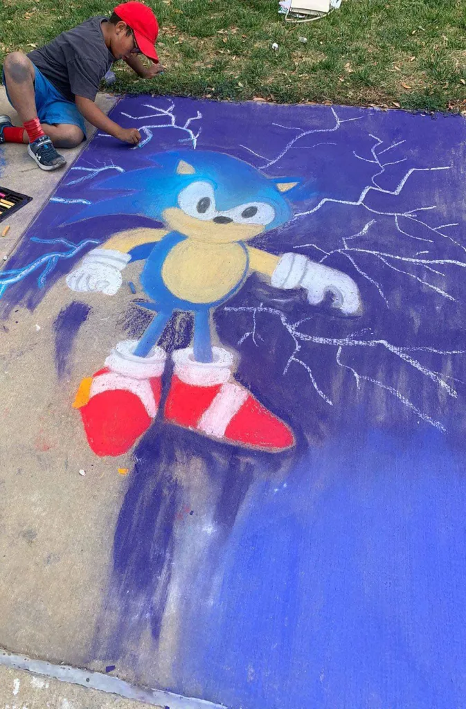 CTW sonic in progress All About Art Celebrate Creativity at ColorPalooza in Old Town Lewisville