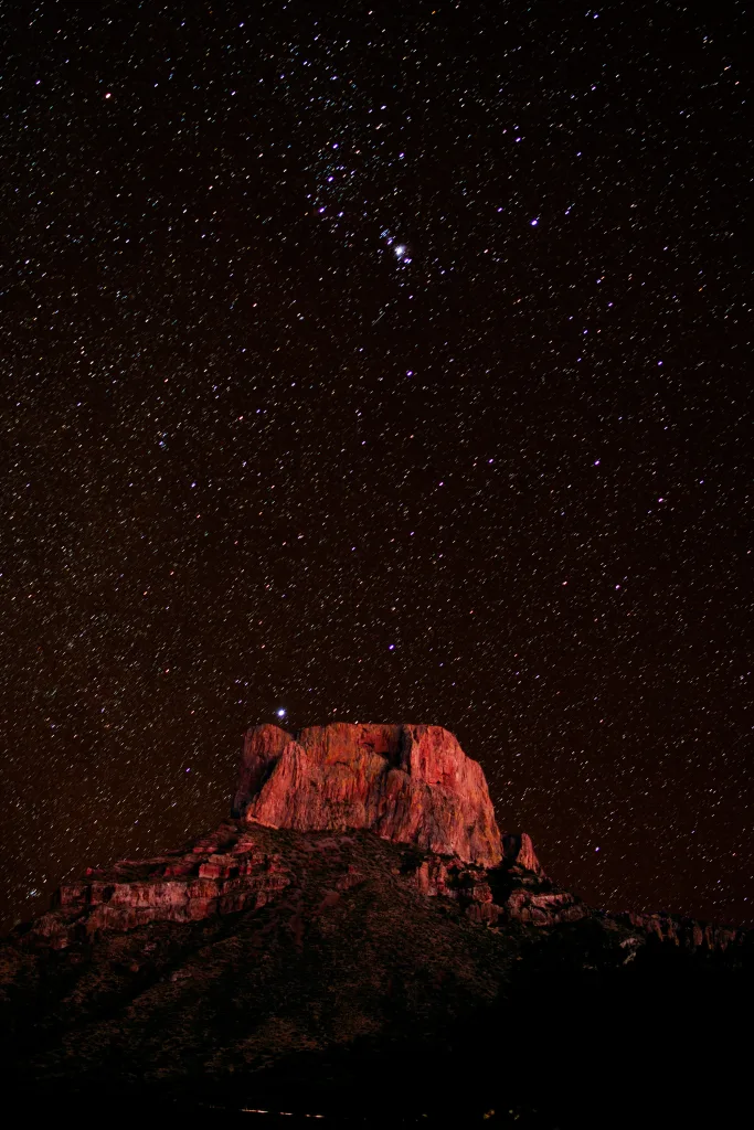 Casa Grande Peak in Big Bend NP Texas USA Casa Grande Peak in Big Bend NP Texas USA