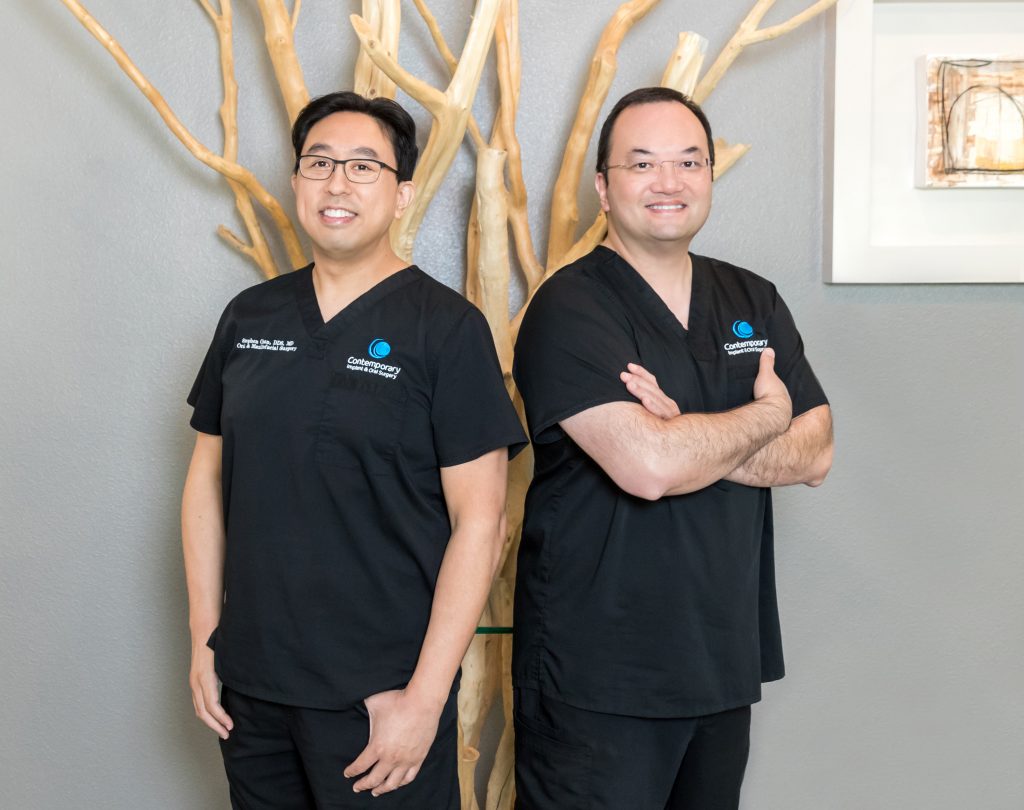 Dr. Stephen Chan and Dr. Aidan Phan of Contemporary Implant and Oral Surgery