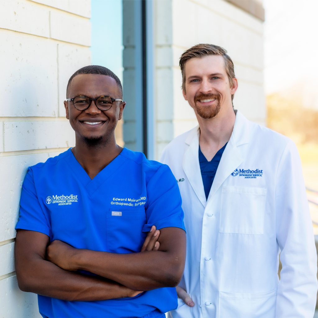 Methodist Orthopedic Specialists John Harris, MD and Edward Mairura, MD