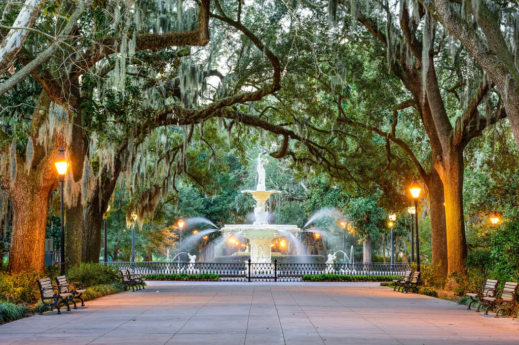 Forsyth Park in Savannah, Georgia Forsyth Park in Savannah, Georgia