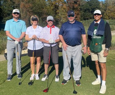 Eddie Martiny, Marc Sherman, Doug Pike, Michael Berry, and Sylvia Jones of iHeartMedia received awards for raising more than five million dollars for St. Jude over the past 10 years.