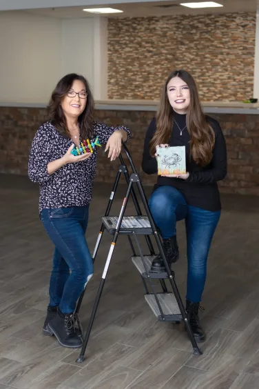 Joanne Nakano and Alexis Hubbard Paradise Pottery & Art Studio