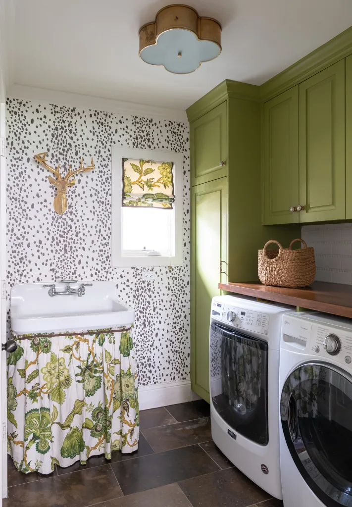 The Wonderful World of Wallpaper; Laundry Room copy