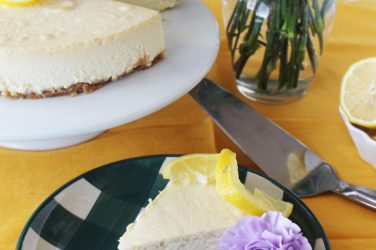 Lavender Lemon Cheesecake