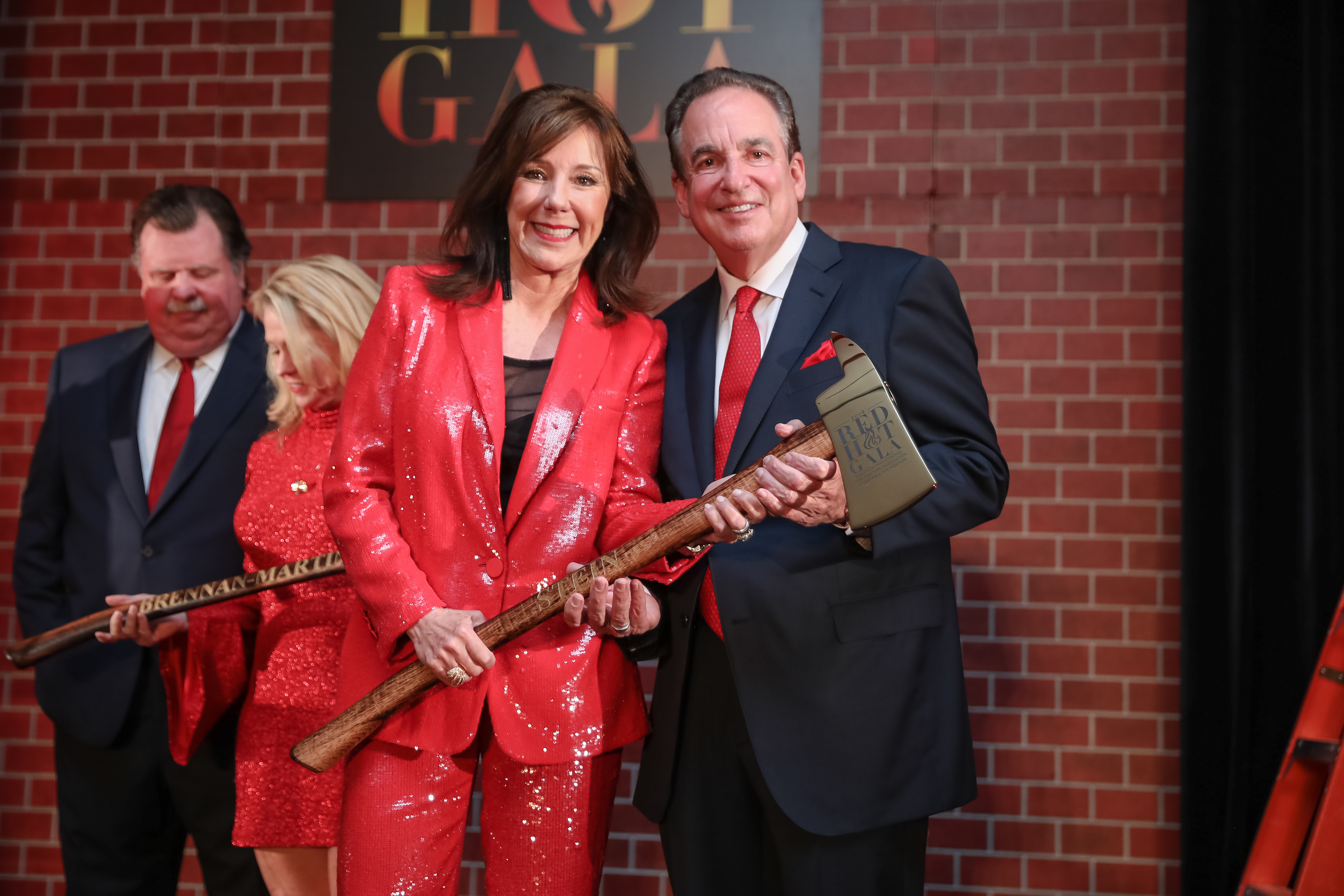 Houston Firefighters delight at Red Hot Gala