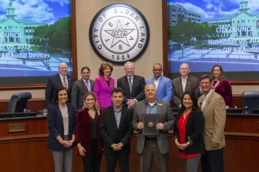 The Sugar Land City Council recently recognized Houston Marriott Sugar Land