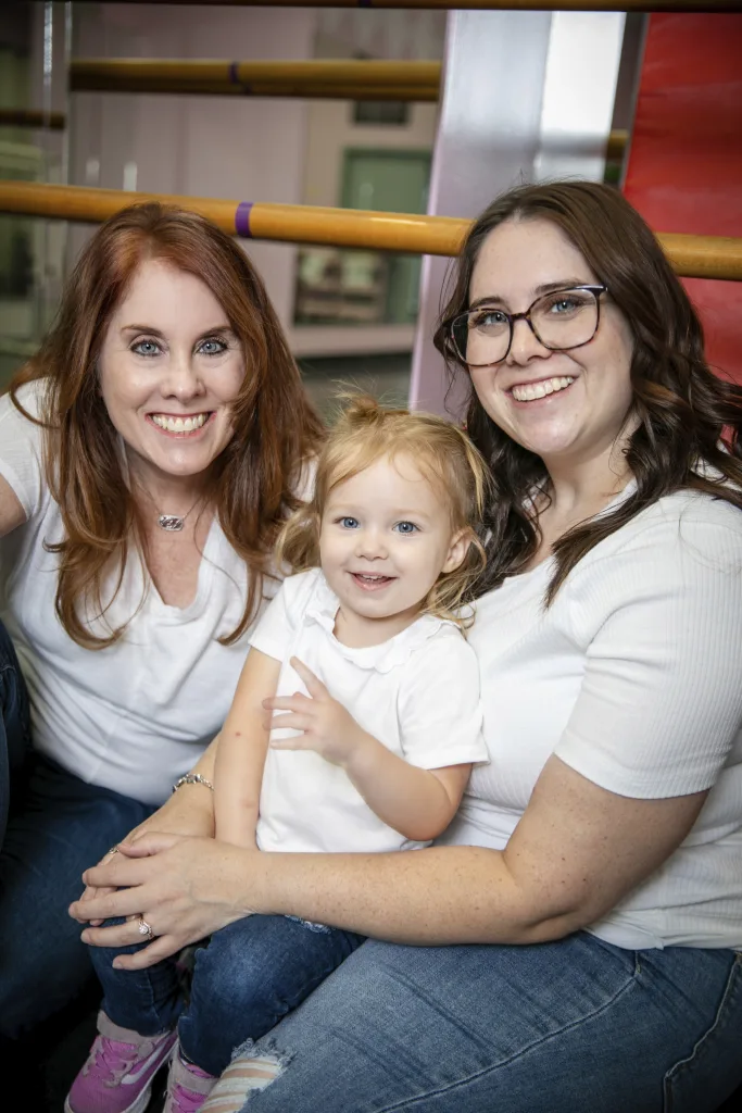 3rd Generation – Kathleen Connolly-Aguilera, Eleanor and Ashton Blevins