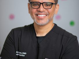 Dr. Adeel Khan is a board-certified pediatric dentistry and the owner of Happy Chompers Pediatric Dentistry.