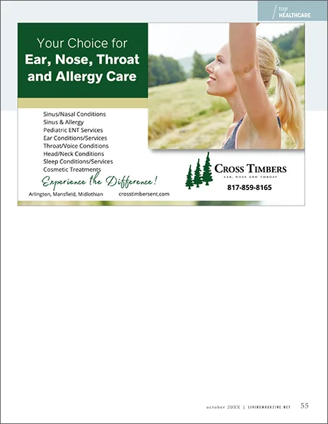 Top Healthcare 1/2 Page Ad