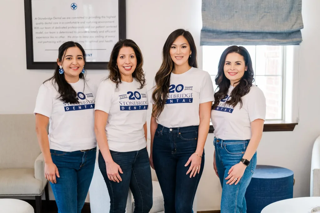 Elianne Alarcon, DDS; Cindy McMann, DDS; Bridget Le, DDS; Norma Soto Lehman, DDS; Laurie Parks, DDS; Melissa Tricamo Dean, DDS Stonebridge Dental and PebblePath Pediatric Dentistry Elianne Alarcon, DDS; Cindy McMann, DDS; Bridget Le, DDS; Norma Soto Lehman, DDS; Laurie Parks, DDS; Melissa Tricamo Dean, DDS Stonebridge Dental and PebblePath Pediatric Dentistry