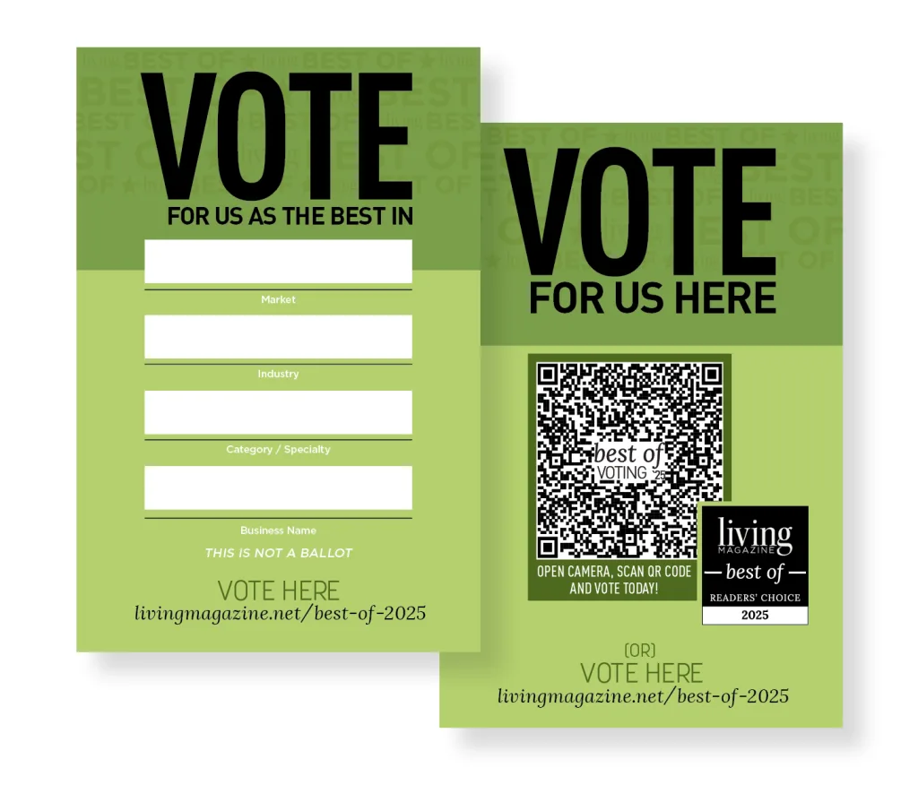 Vote for Us Cards BLANK