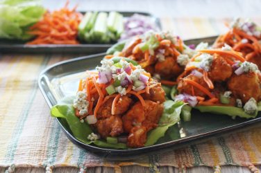 buffalo cauliflower lettuce wraps; Wrap It Up Ditch the Loaf For Pita, Lettuce, & Tortillas