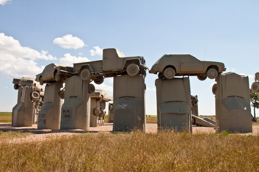 carhenge road trip with friends colorado