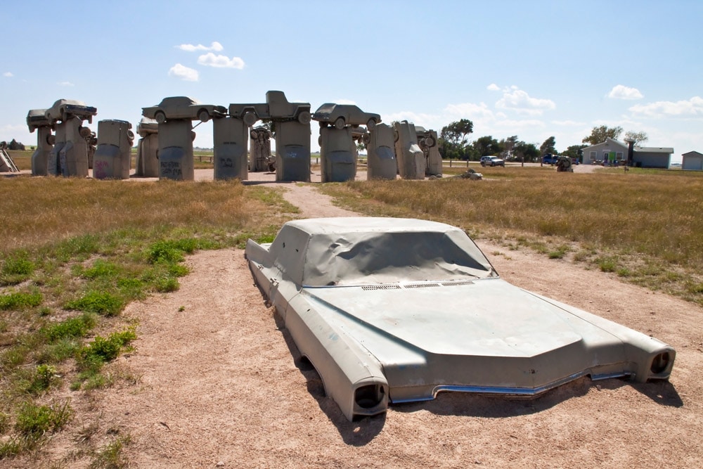 Carhenge road roadtrip with friend