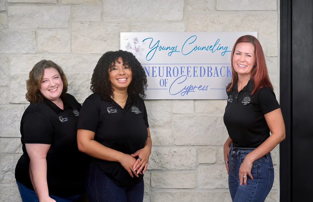 Youngs Counseling/ Neurofeedback Of Cypress Dawn-Petrice Youngs, PHD Candidate, LPC-S, BCN Melissa Hoot, LPC Arianna Stittiams, LPC-A