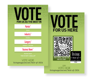 personalized Vote for Us Cards lrg