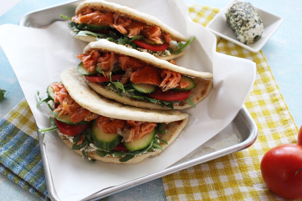 salmon pita 2; Wrap It Up Ditch the Loaf For Pita, Lettuce, & Tortillas