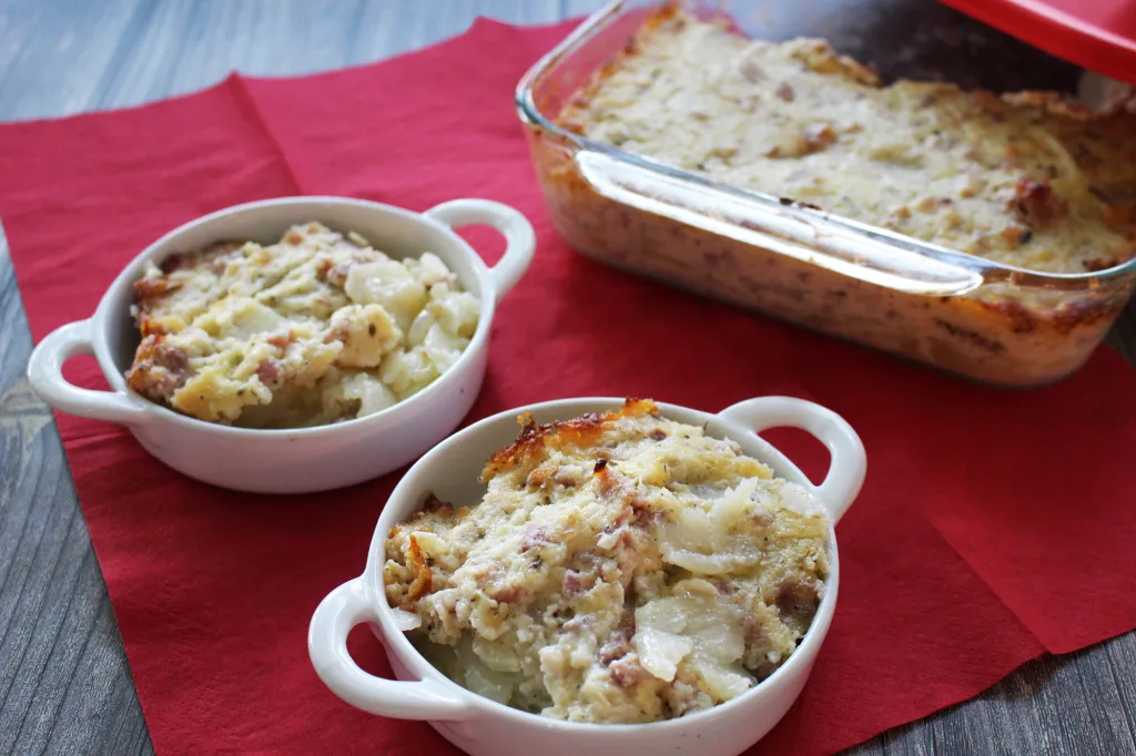 Gruyere & Ham Scalloped Potatoes Gruyere & Ham Scalloped Potatoes