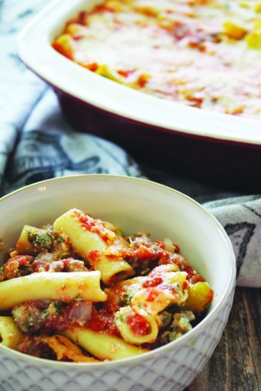 Baked Sausage Ziti