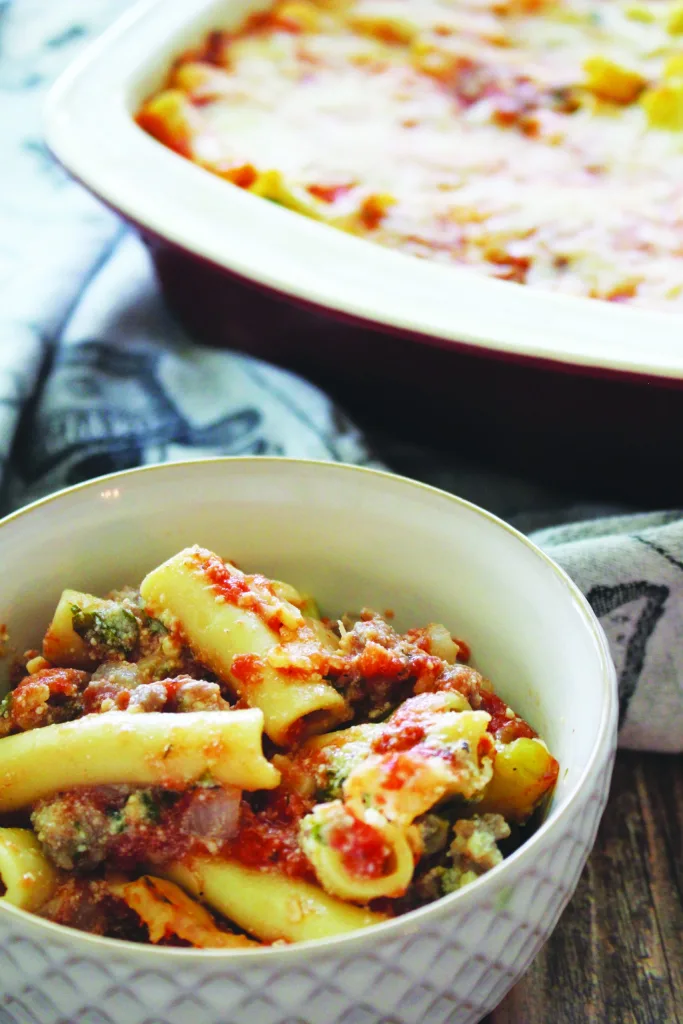 Baked Sausage Ziti Baked Sausage Ziti